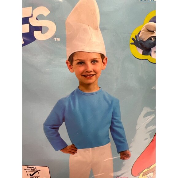 Smurfs Boy Halloween Costume Size Small US4-6 - Picture 2 of 6